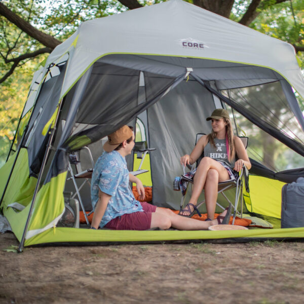 אוהל פתיחה מהירה ל 9 אנשים Instant Cabin Tent CORE אוהל 8 אנשים ארץ ציוד מחנאות