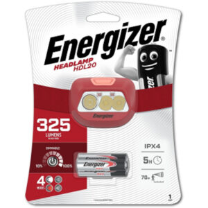פנס ראש 325 לומן 4 מצבים Energizer  (עם אור אדום) אביזרים ועזרים ארץ ציוד מחנאות
